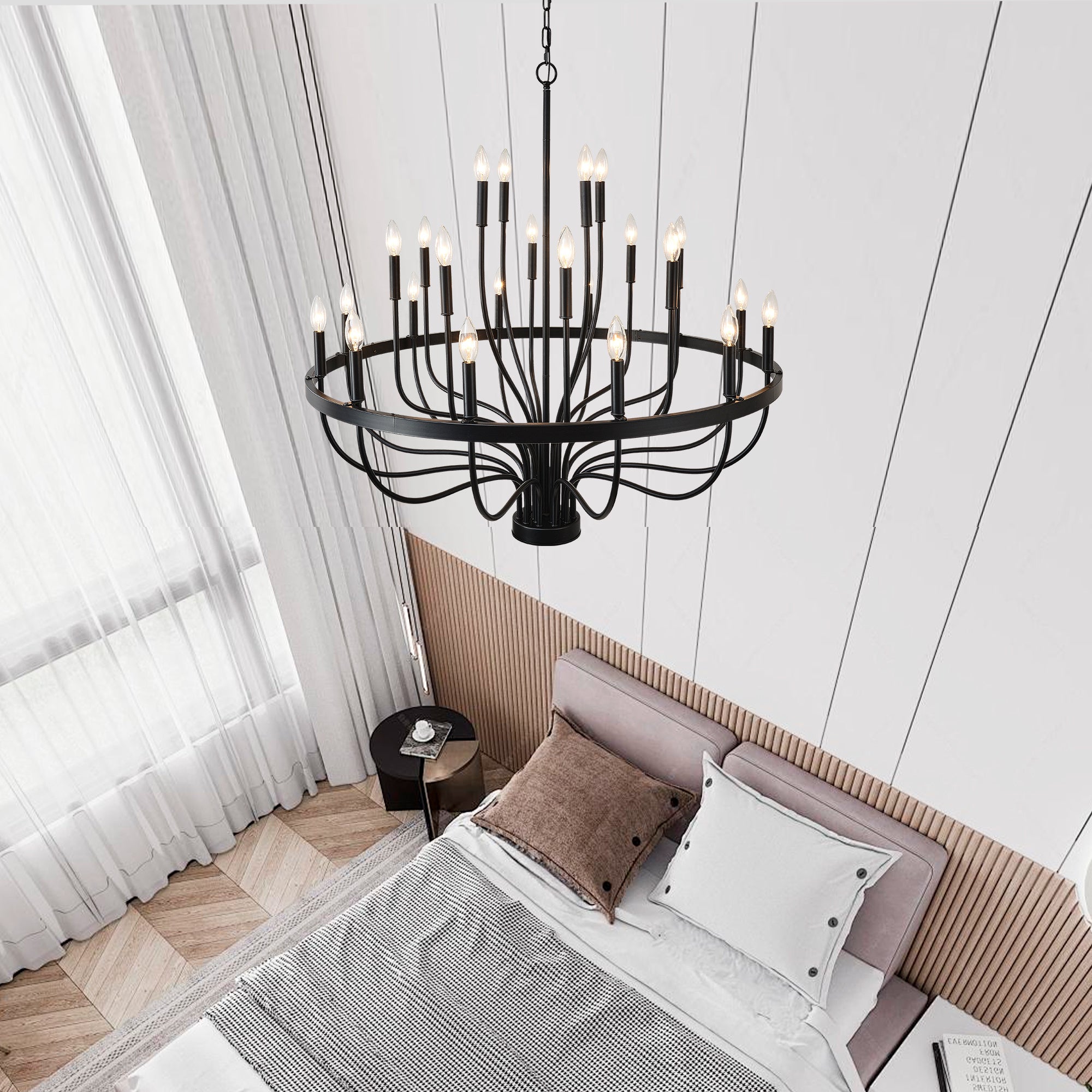 Iron Candle Chandelier